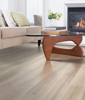 Living Room with Laminate Flooring